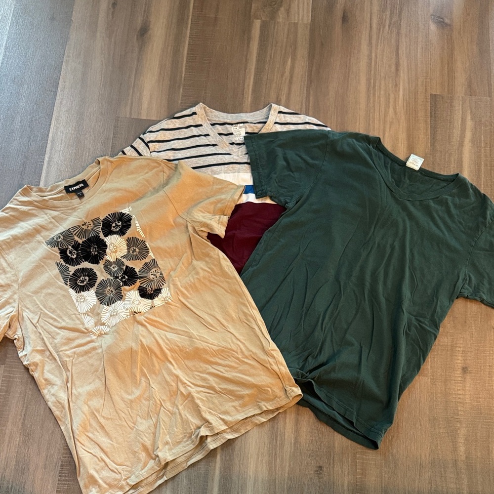Express Tan Graphic T-Shirt